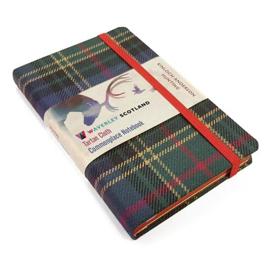 Hunting Tartan: Pocket: 14 x 9cm: Waverley Genuine Tartan Cloth Commonplace Notebook (Waverley Scotland Tartan Cloth Notebooks)