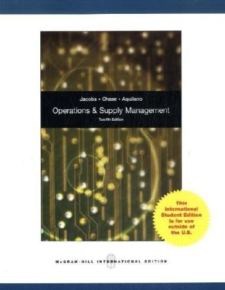 Operations and Supply Management with Student DVDRom
