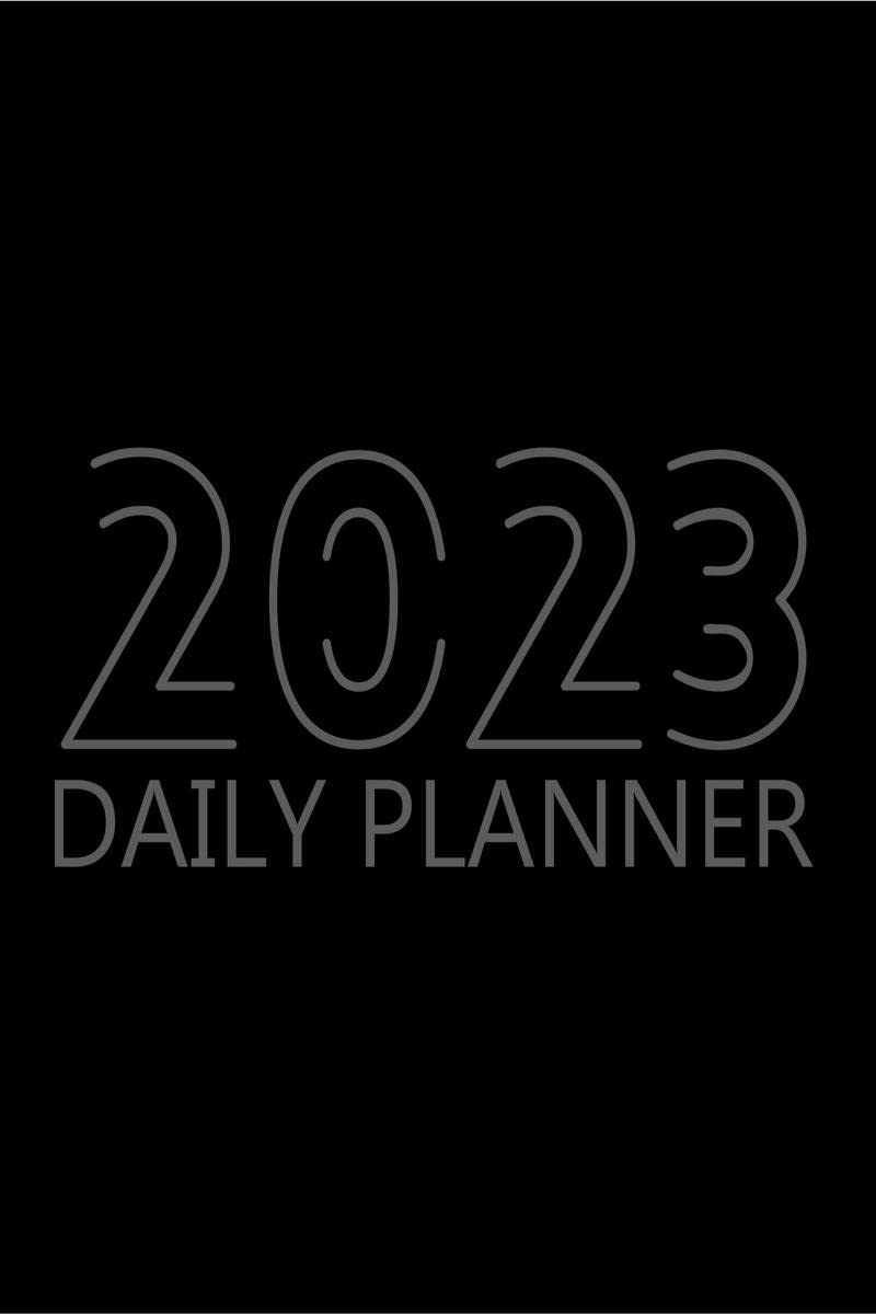 2023 Daily planner : 12 Month Organizer, Agenda for 365 Days, One Page Per Day with Priorities and ToDo List, Hourly Organizer 