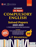 Ias Mains Compulsory English  21 Years Solved Papers 20012021 8E By Ap Bhardwaj