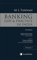M L TannanS Banking Law And Practice In India (Set Of 3 Volumes)