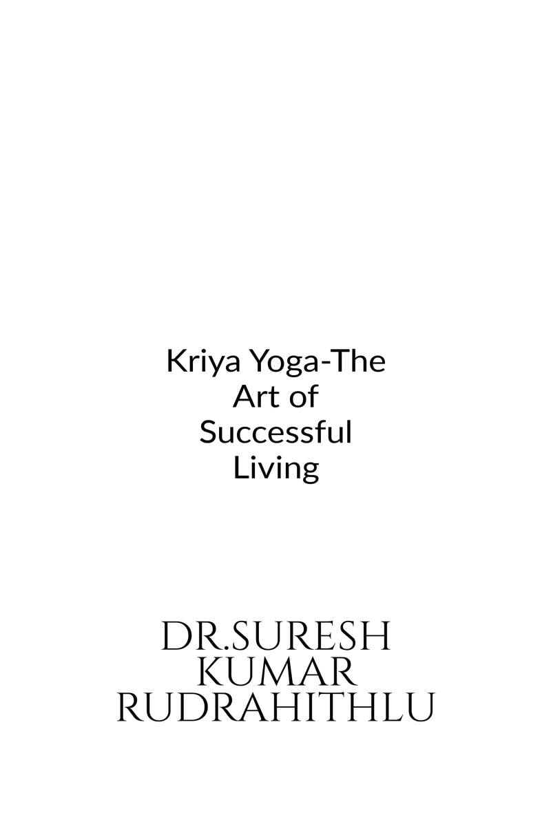 Kriya YogaThe Art of Successful Living