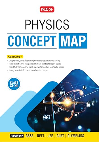MTG Concept Map For NEET/JEE Physics Book (Class 11th & 12th) 2025 Exam | Covers Chapterwise Topicwise Concept Map/Mind Map, Qui