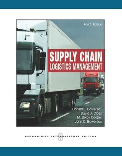 Supply Chain Logistics Management (Asia Higher Education Business & Economics Management and Organization)