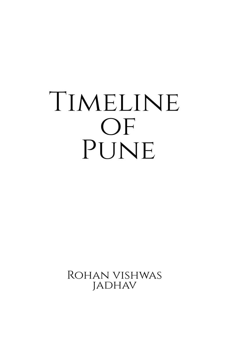 Timeline of Pune