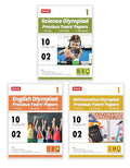 MTG Class1 IMONSOIEO Olympiad 10 Previous Years Papers (20242020 Set A & B) Mathematics, Science & English (Set of 3 Books) 