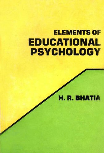 ELEMENTS OF EDUCATIONAL PSYCHOLOGY