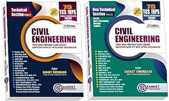 Sanket Ghorband Civil Engineering Technical + Non Technical Section Part2 Topicwise 75 Years Previous Years Solved Question Pap