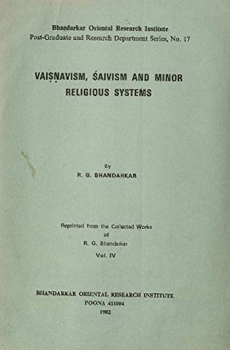 Vaisnavism, Saivism And Minor Religious Systems
