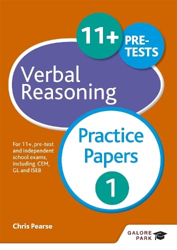 11+ Verbal Reasoning Practice Papers 1: For 11+, pretest and independent school exams including CEM, GL and ISEB