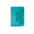 Kjv Large Print Compact Reference Bible, Teal Leathertouch: King James Version, Large Print, Compact, Reference, Teal, Leatherto
