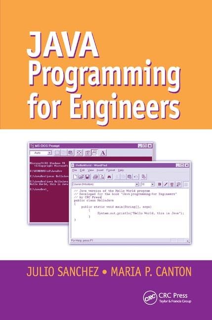 Java Programming For Engineers