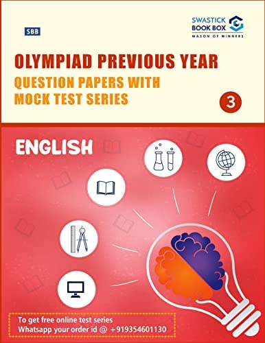 Olympiad Books For Class 3  Previous Year Question Papers and Mock Tests [English]