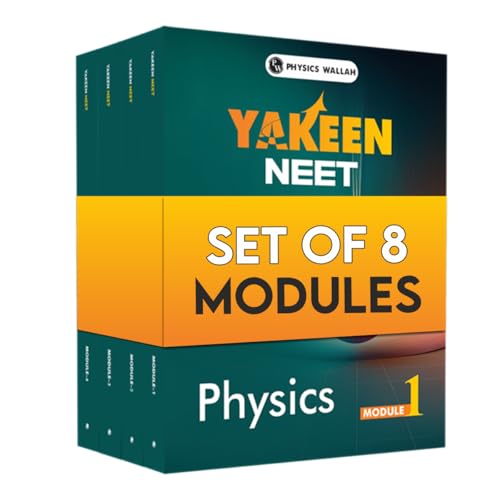 PW Yakeen For NEET Droppers Physics Modules with Solutions Combo Set of 8 Books (2025 Edition) [Paperback] PW