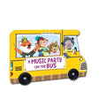 A Music Party on the Bus  Wheel Board Book for Kids Age 2+ | Fun BusShaped Story Book for Vocabulary Enrichment, Cognitive Skil