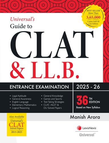 Universals  Guide to CLAT & LL.B. Entrance Examination, 36/e
