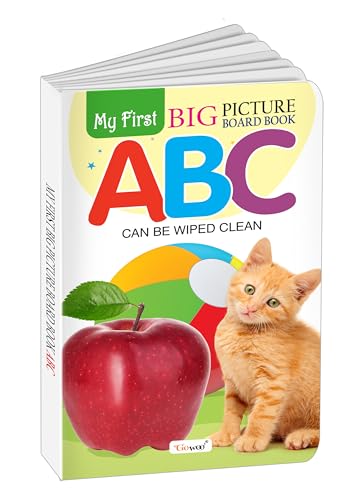 My First Big Picture Board Book ABC : Early learning book for kids, Interactive board book for toddlers, Educational book for to