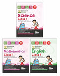 Disha Combo Class 1 (set of 3 books) Olympiad Champs Science, Mathematics, English & Logical Reasoning with Chapterwise Previou