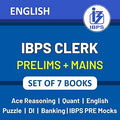 Latest Ibps Clerk 2023 Books Kit For (Prelims + Mains) In English Edition By Adda247