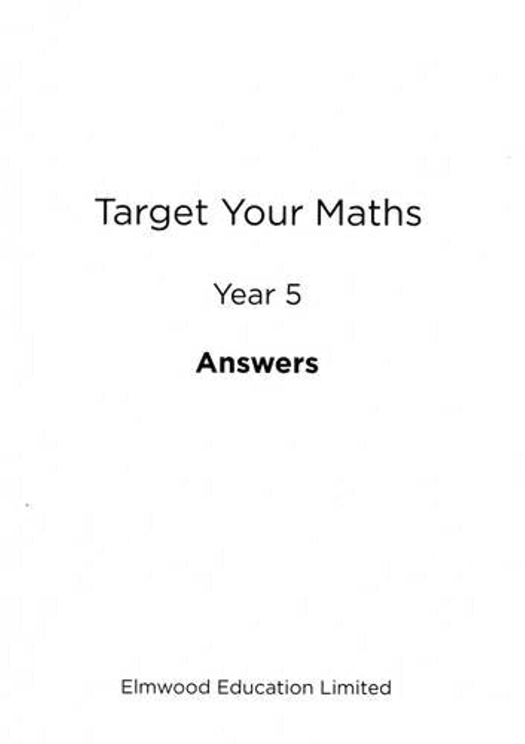 Target Your Maths Year 5 Answer Book: Year 5