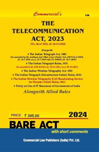 Telecommunication Act, 2023 No. 44 of 2023, dt 24122023)