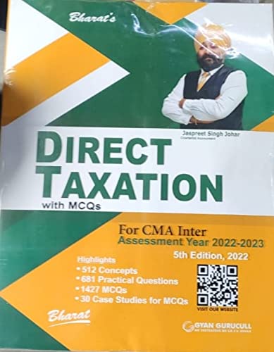 DIRECT TAXATION with MCQs for CMA Inter (Paper 7)