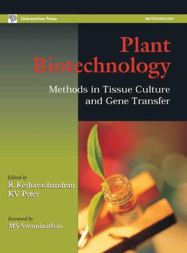 PLANT BIOTECHNOLOGY: METHODS IN TISSUE CULTUR