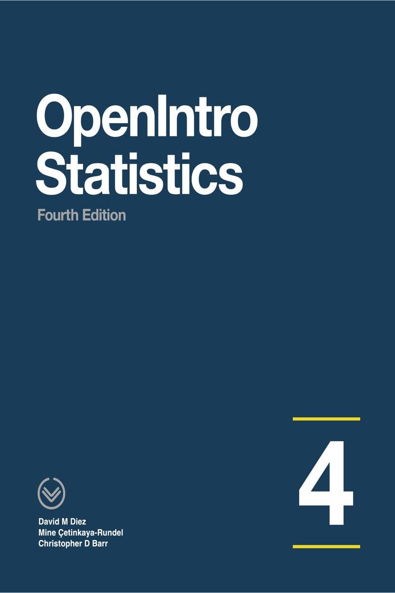 Openintro Statistics : 4Th Edition