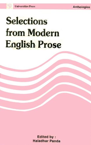 SELECTIONS FROM MODERN ENGLISH PROSE