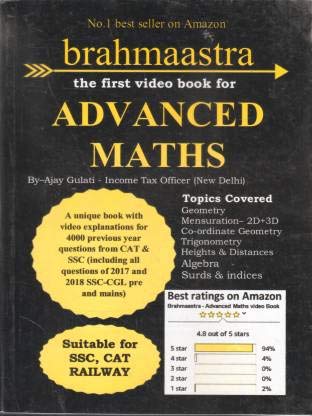 Brahmastra The First Video Book For Advanced Maths | A Unique Bookwith Video Explanations For4000 Previous Year Questions From C
