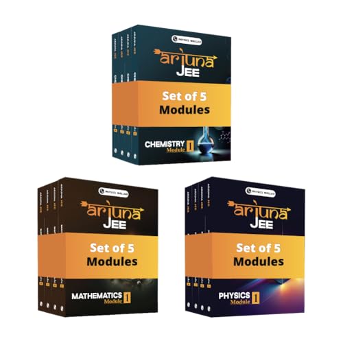 PW Arjuna For JEE Main & Advanced Class 11 Physics, Chemistry and Mathematics Modules with Solutions Combo Set of 15 Books (2025