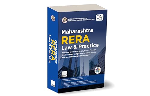 WIRC of ICAI X Taxmanns Maharashtra RERA Law & Practice  Practiceoriented book providing a detailed analysis examining the le
