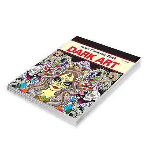 Dark Art  Adult Colouring Book : Relaxing Art Coloring, Colouring book for Peace and Relaxation, Adult coloring book for stress