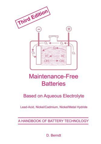 MaintenanceFree Batteries: Aqueous Electrolyte LeadAcid, Nickel/Cadmium, Nickel/Metal Hydride: Leadacid, Nickel/Cadmium, Nick