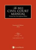 The Mlj Civil Court Manual (The Encyclopedia Of Central Acts With Important Rules)  Vol. 16: Customs Act, 1962 To Cutchi Memons