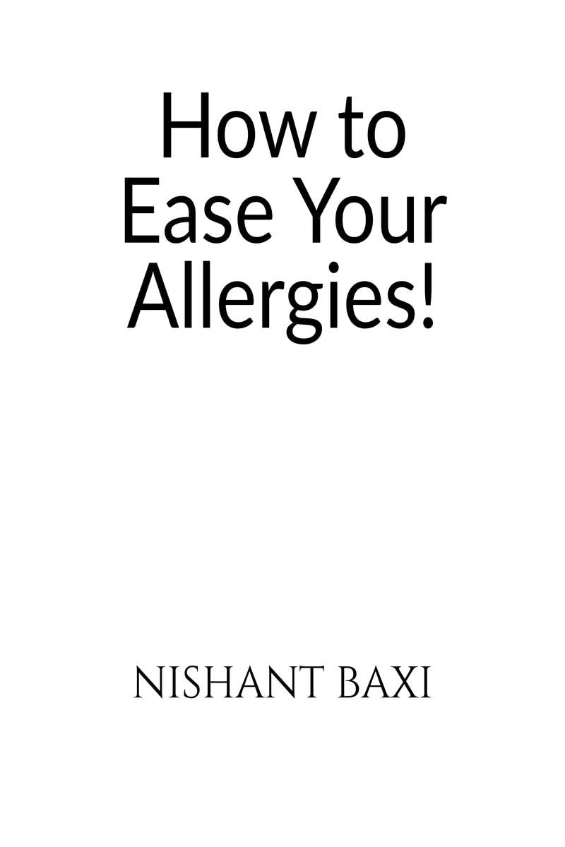 How to Ease Your Allergies
