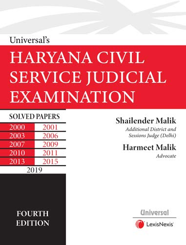 Haryana Civil Service Judicial Examination  Solved Papers