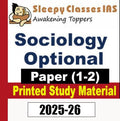 Sleepy Ias Classes Sociology Optional Printed Notes In English 202526 (Spiral Bound, Sleepy Ias) (Paperback, Sleepy Ias Classes