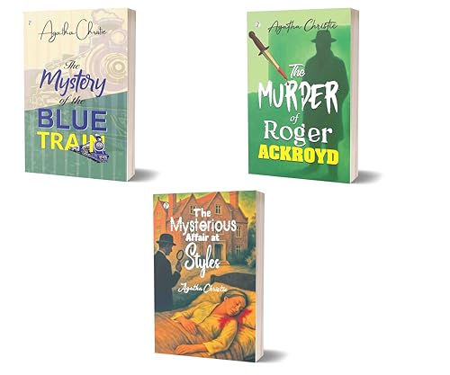 The Best Of Agatha Christie With Hercule Poirot (Combo Set Of 3 Books) The Mystery Of The Blue Train + The Murder Of Roger Ackro