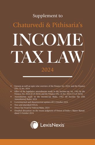 Supplement to Chaturvedi & Pithisaria Income Tax Laws