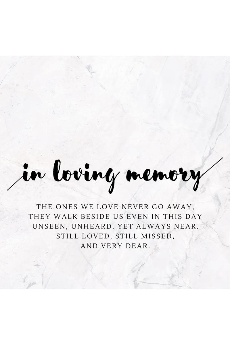 In loving memory: Funeral Guest Book