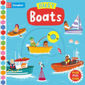 Busy Boats: A Push Pull And Slide Book (Campbell Busy Books)