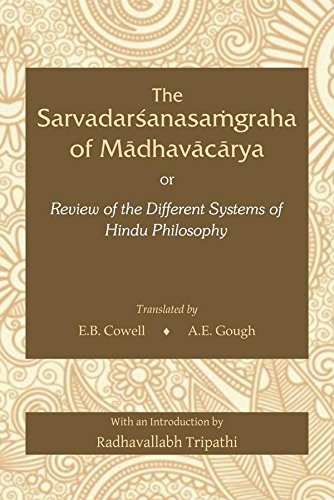The Sarvadarshanasamgraha of Madhavacharya
