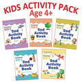 Kids 2nd Activity Book Set  5 Educational Titles for Age 4+ | English, Maths, Environment, Good Habits & Logic Reasoning | Fun I