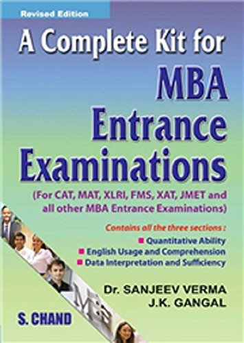 A Complete Kit for MBA Entrance Examinations