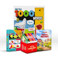 Kids First Library Box Set of 10 Board Books + Kids First Nursery Rhymes Padded Board Book + Kids First 4 in 1 Padded Boar