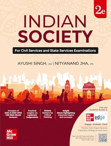Indian Society, 2e for UPSC CSE 2026 by Ayushi Singh(IAS) & Nityanand Jha(IPS) | Chapterend compilation of UPSC CSE Mains PYQs 