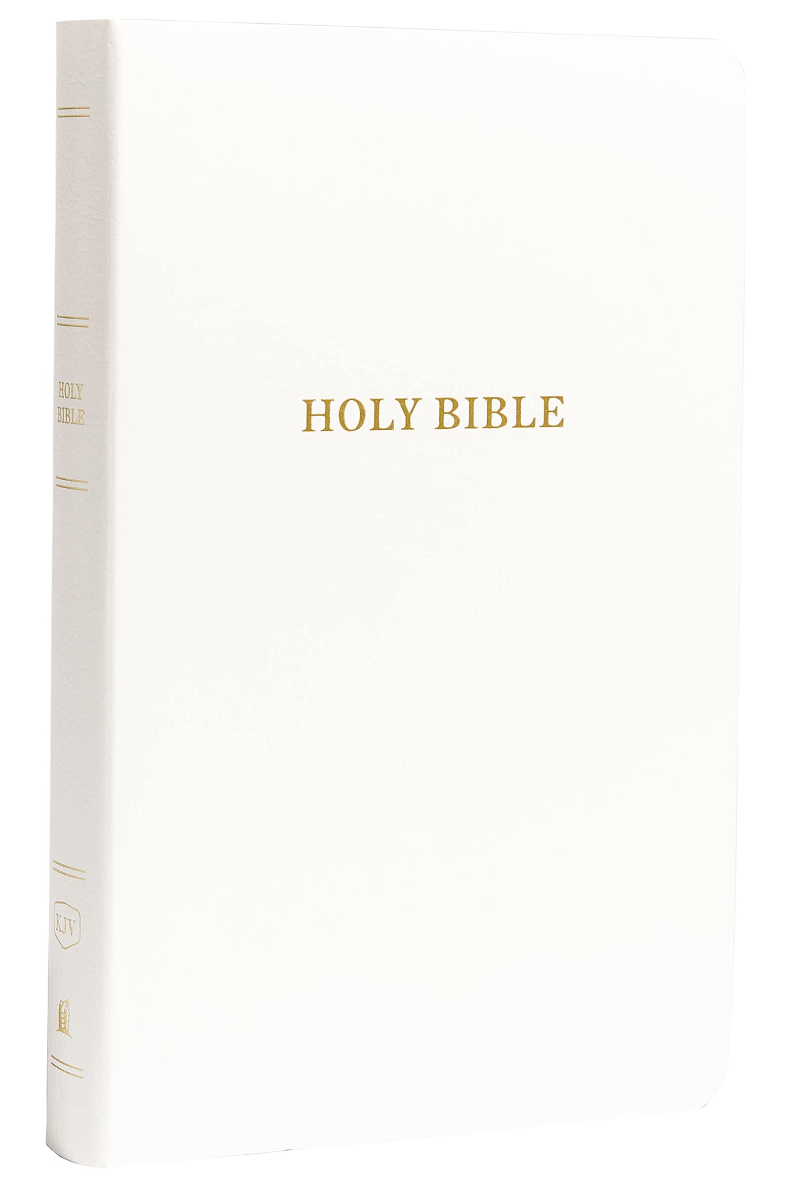 KJV Holy Bible: Gift and Award, White LeatherLook, Red Letter, Comfort Print: King James Version