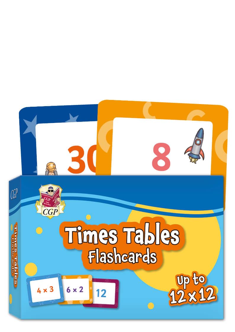 New Times Tables Flashcards: perfect for learning the 1 to 12 times tables (CGP KS1 Maths)