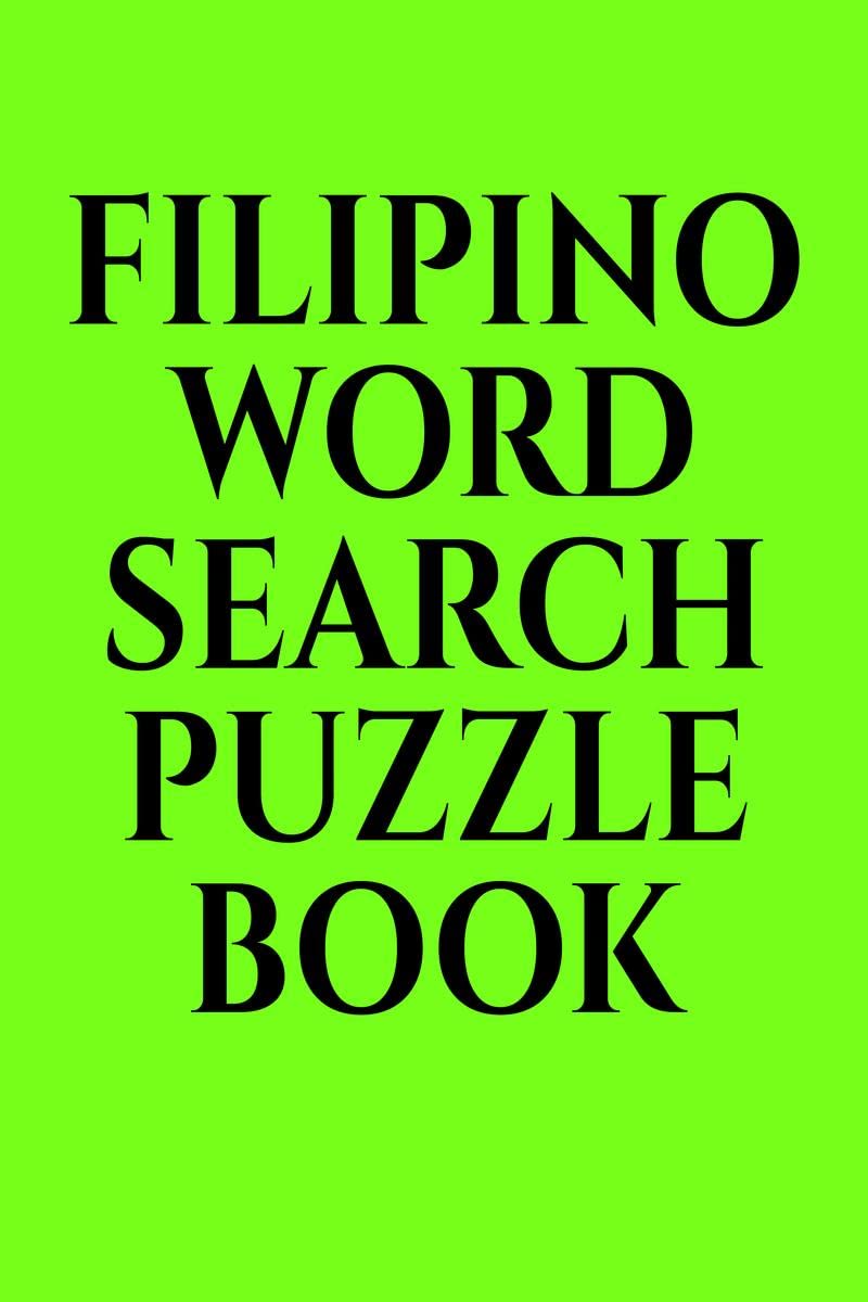 FILIPINO WORD SEARCH PUZZLE BOOK